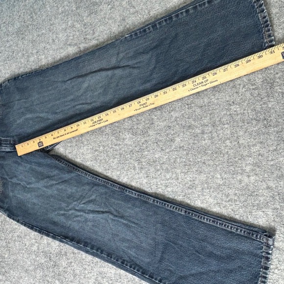 VTG Lee Relaxed Fit Straight Leg Jeans Women's Sizr 18 R Denim Casual Y2K 90's - Picture 9 of 11